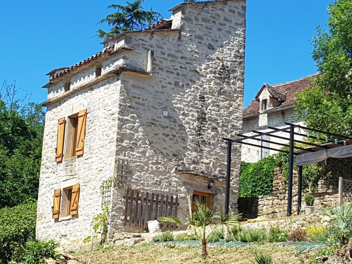 Le Pigeonnier De Felines Villa Caylus Luaran gambar